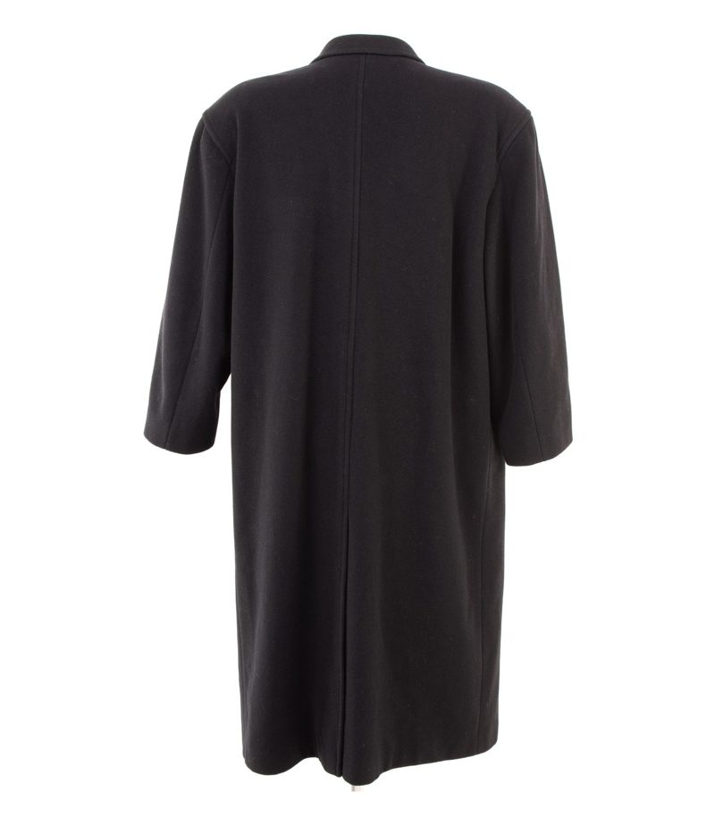 Hugo Boss Herren Mantel Wollmantel Business Gr. 25 (Kurzgröße) Schwarz Wolle – Foto 4