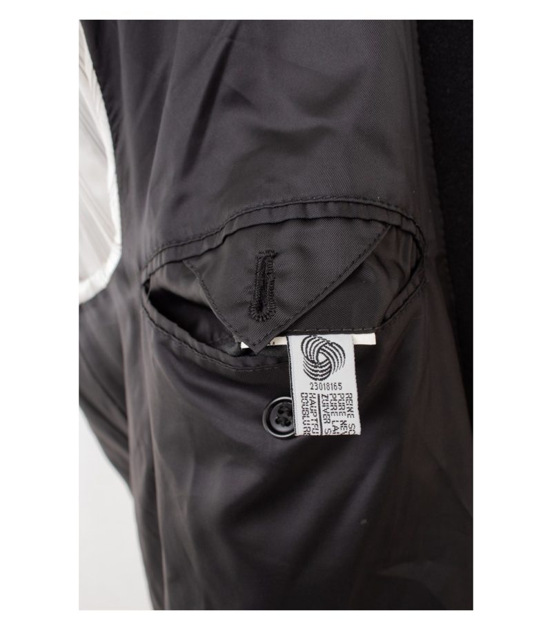 Hugo Boss Herren Mantel Wollmantel Business Gr. 25 (Kurzgröße) Schwarz Wolle – Foto 7