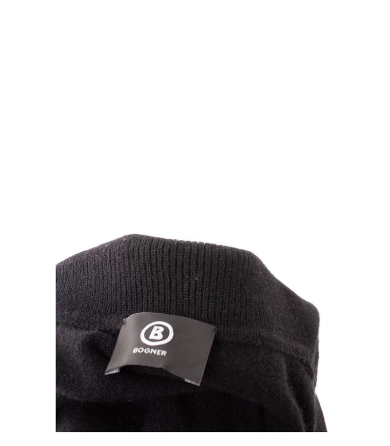 Bogner Damen Strickjacke Gürtel Logo Gr. M (Geschätzt gemessen) Schwarz Wolle – Foto 7
