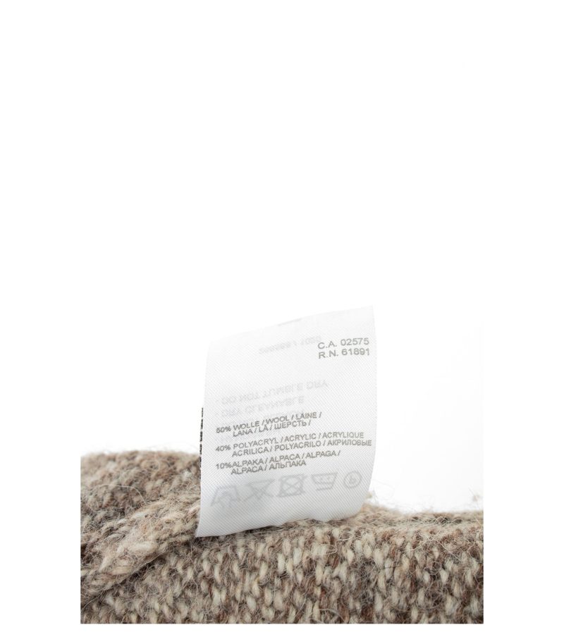 apriori Damen Strickjacke Cardigan Anteil Gr. 34 Braun Beige Wolle Alpaka – Foto 7