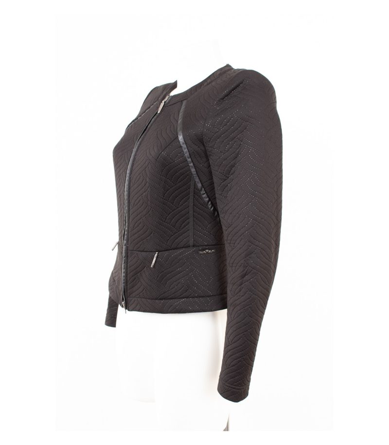 Airfield Damen Jacke Burn- Steppjacke Zipper Gr. 36 Schwarz – Foto 2