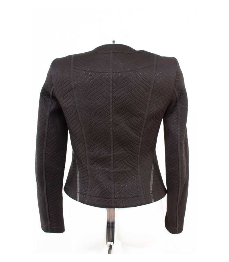 Airfield Damen Jacke Burn- Steppjacke Zipper Gr. 36 Schwarz – Foto 3