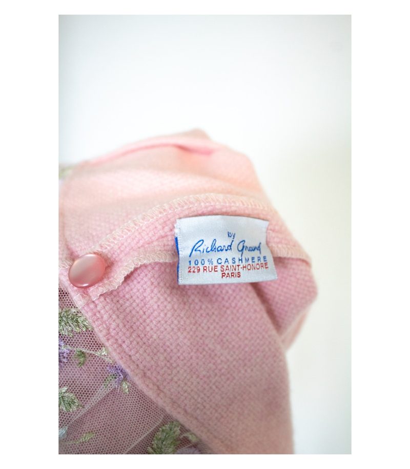 Siggi Spiegelburg Damen Strickjacke Cardigan 100% Spitze Gr. S Rosa Kaschmir – Foto 7