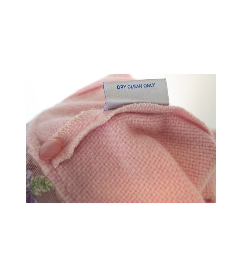 Siggi Spiegelburg Damen Strickjacke Cardigan 100% Spitze Gr. S Rosa Kaschmir – Foto 8