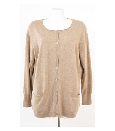 Your Sixth Sense Damen Cardigan Gr. XXL (Geschätzt gemessen) Beige Kaschmir