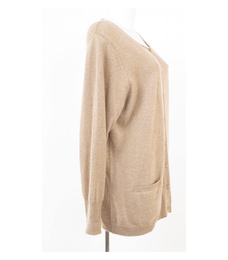 Your Sixth Sense Damen Cardigan Gr. XXL (Geschätzt gemessen) Beige Kaschmir – Foto 2