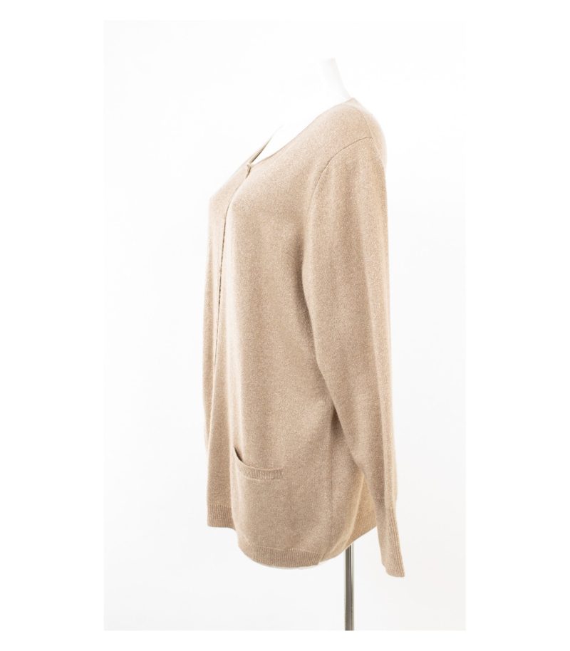 Your Sixth Sense Damen Cardigan Gr. XXL (Geschätzt gemessen) Beige Kaschmir – Foto 3