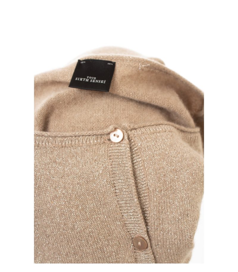Your Sixth Sense Damen Cardigan Gr. XXL (Geschätzt gemessen) Beige Kaschmir – Foto 5