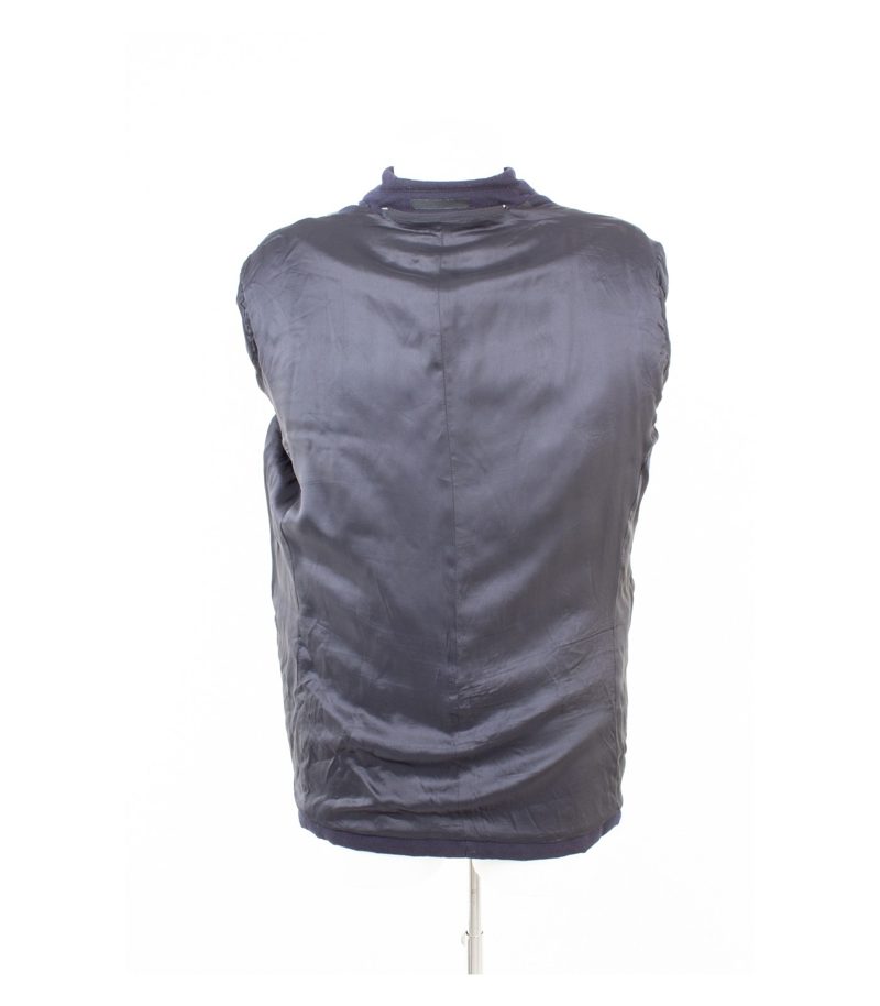 Boggi Milano Herren Sakko Stepp-Blazer Flannel Gr. 54 Blau Wolle – Foto 6