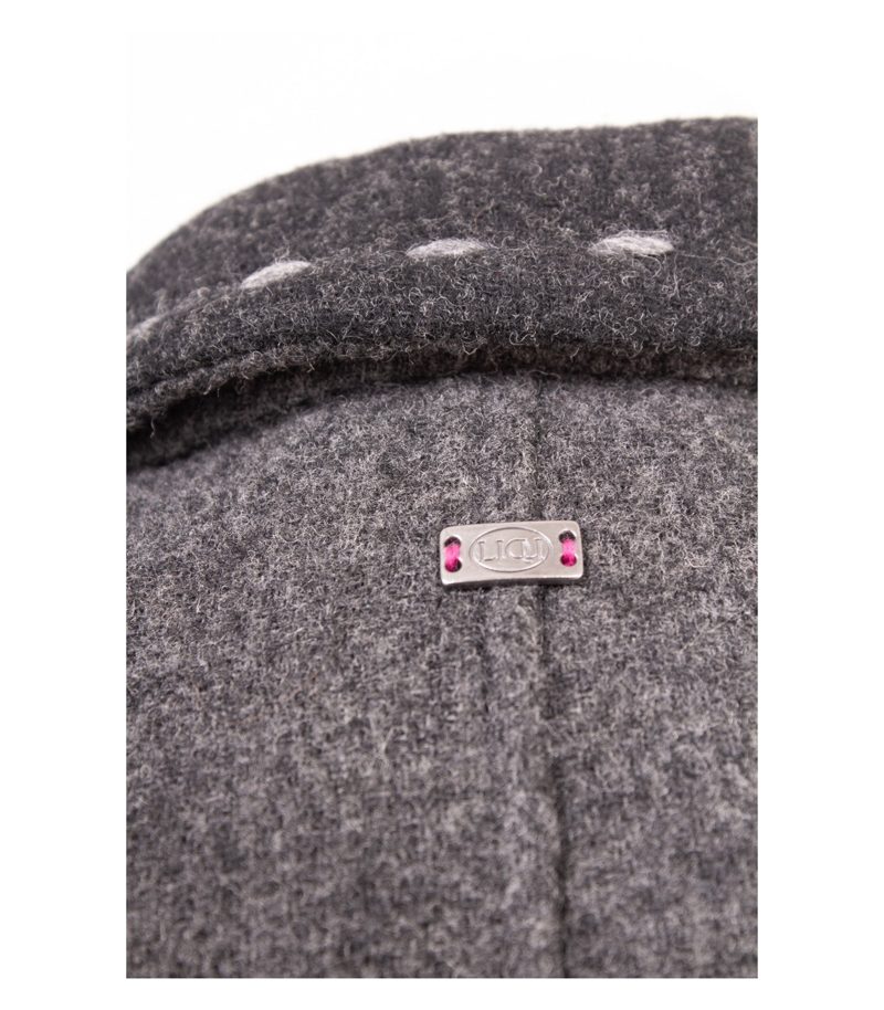 IQ+ Berlin Damen Blazer Janker Walk Gr. 38 Grau Wolle Viskose – Foto 5