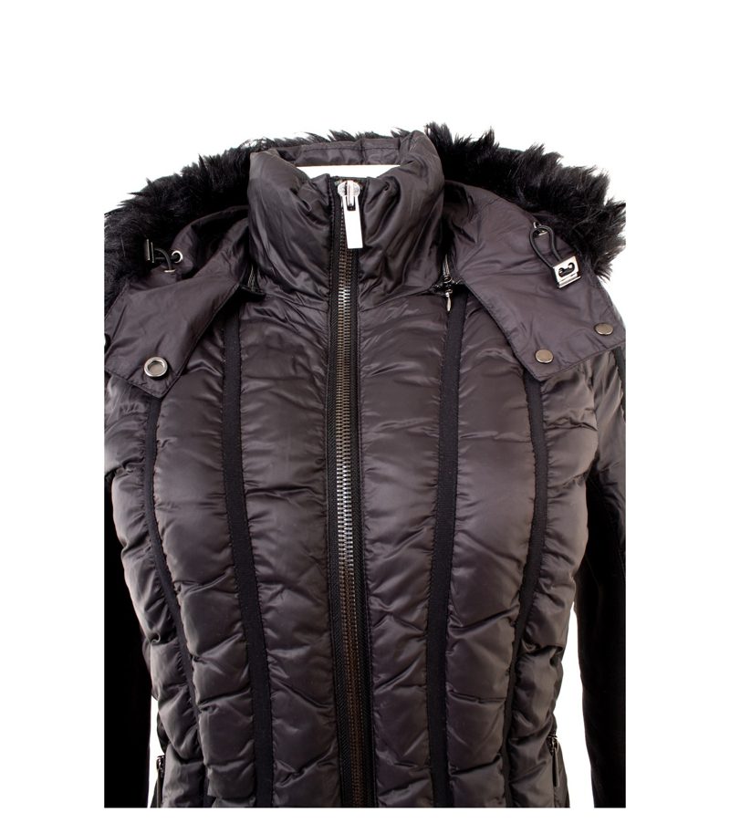 ZAC POSEN Damen Jacke Daunenjacke Stretch Stepp Gr. S Schwarz Polyamid Daunen – Foto 7