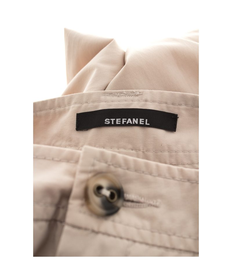 STEFANEL Damen Hose Chino Cremebeige Gr. DE 34 – Foto 3