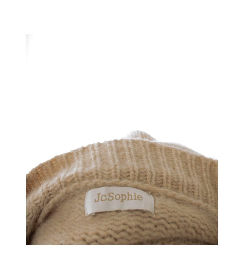 JcSophie Damen Strickjacke Cardigan Merinowolle RWS Taschen Gr. L Beige – Foto 6