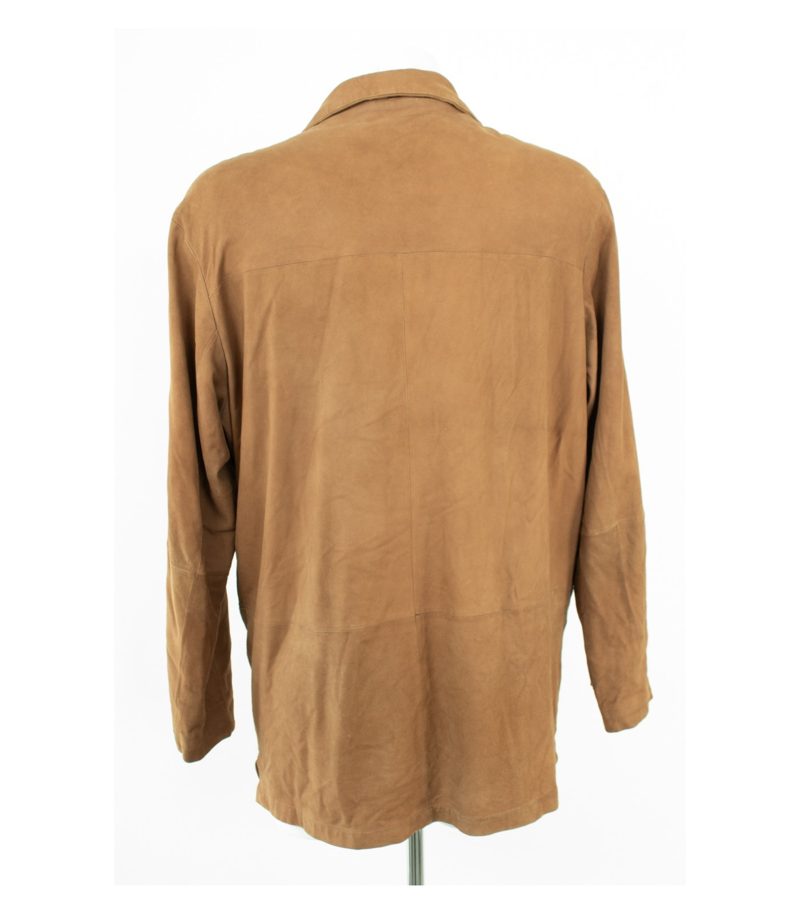 Milestone Herren Lederjacke H-BARREL Ziegenleder Gr. 48 Braun – Foto 5