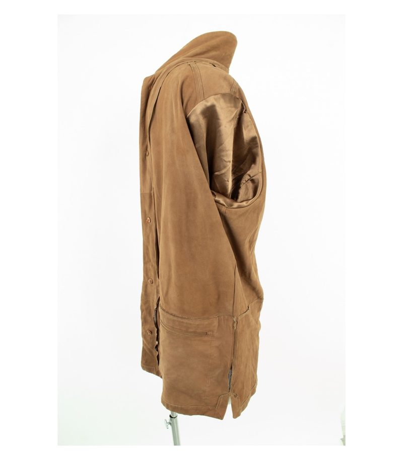 Milestone Herren Lederjacke H-BARREL Ziegenleder Gr. 48 Braun – Foto 7