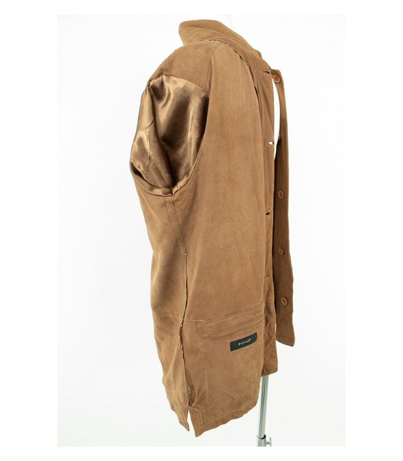 Milestone Herren Lederjacke H-BARREL Ziegenleder Gr. 48 Braun – Foto 8