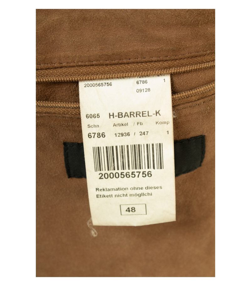 Milestone Herren Lederjacke H-BARREL Ziegenleder Gr. 48 Braun – Foto 10