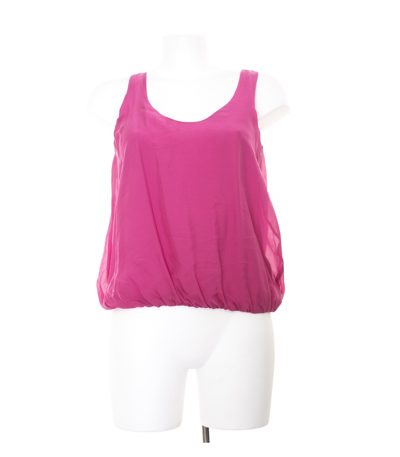 Filippa K Damen Top Fuchsia Shirt Gr. M Trägertop Ballonshirt Seide