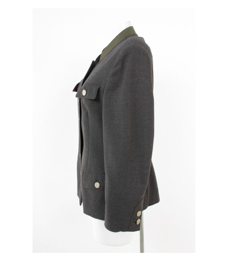 Gössl Damen Janker Trachtenjacke Gr. 21 Grau Wolle – Foto 3