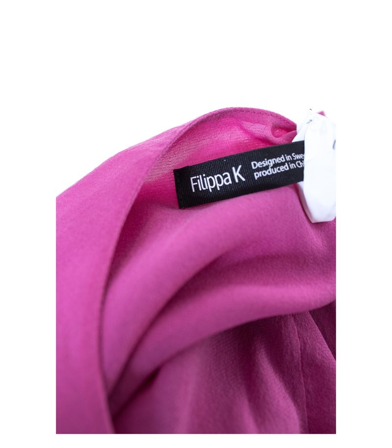 Filippa K Damen Top Fuchsia Shirt Gr. M Trägertop Ballonshirt Seide – Foto 4
