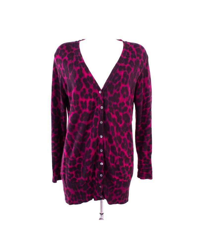 Clara Chiara Damen Strickjacke Cardigan Leo Gr. XXL Pink Merino Kaschmir – Foto 1