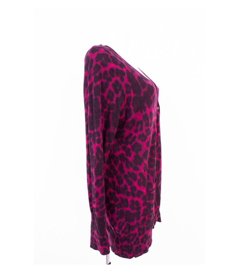 Clara Chiara Damen Strickjacke Cardigan Leo Gr. XXL Pink Merino Kaschmir – Foto 2