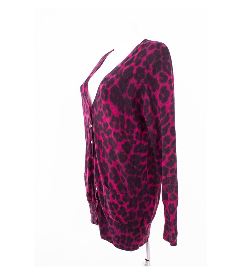 Clara Chiara Damen Strickjacke Cardigan Leo Gr. XXL Pink Merino Kaschmir – Foto 3