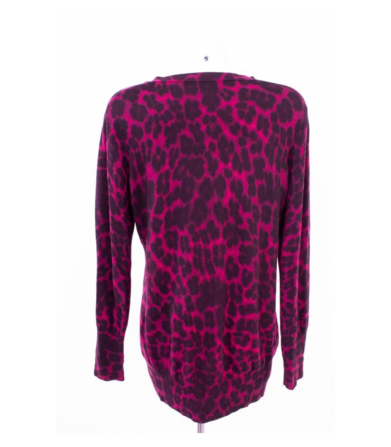 Clara Chiara Damen Strickjacke Cardigan Leo Gr. XXL Pink Merino Kaschmir – Foto 4