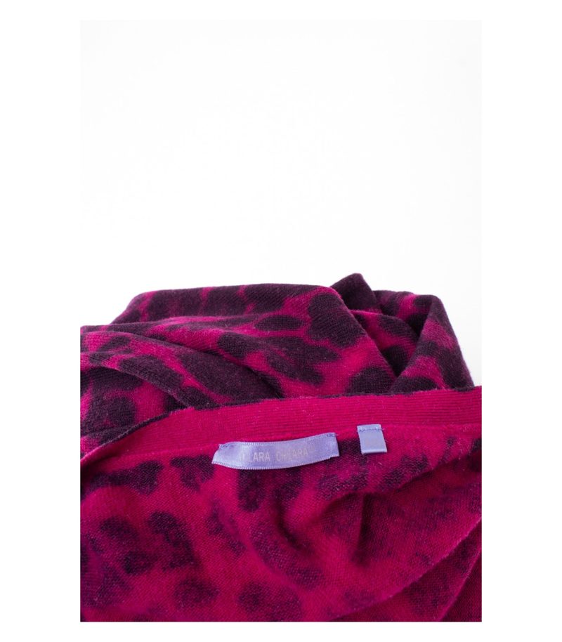 Clara Chiara Damen Strickjacke Cardigan Leo Gr. XXL Pink Merino Kaschmir – Foto 6