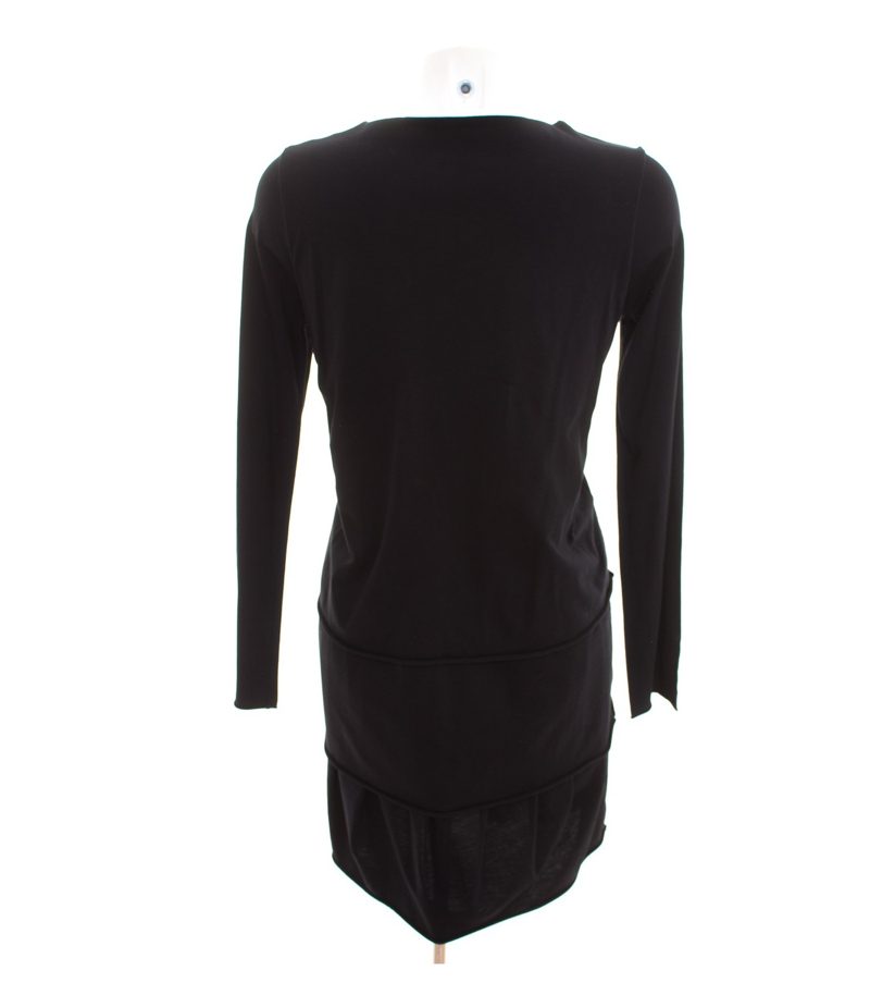 COS Damen Kleid Shirtkleid Gr. M A-Linie Schwarz Baumwolle – Foto 3