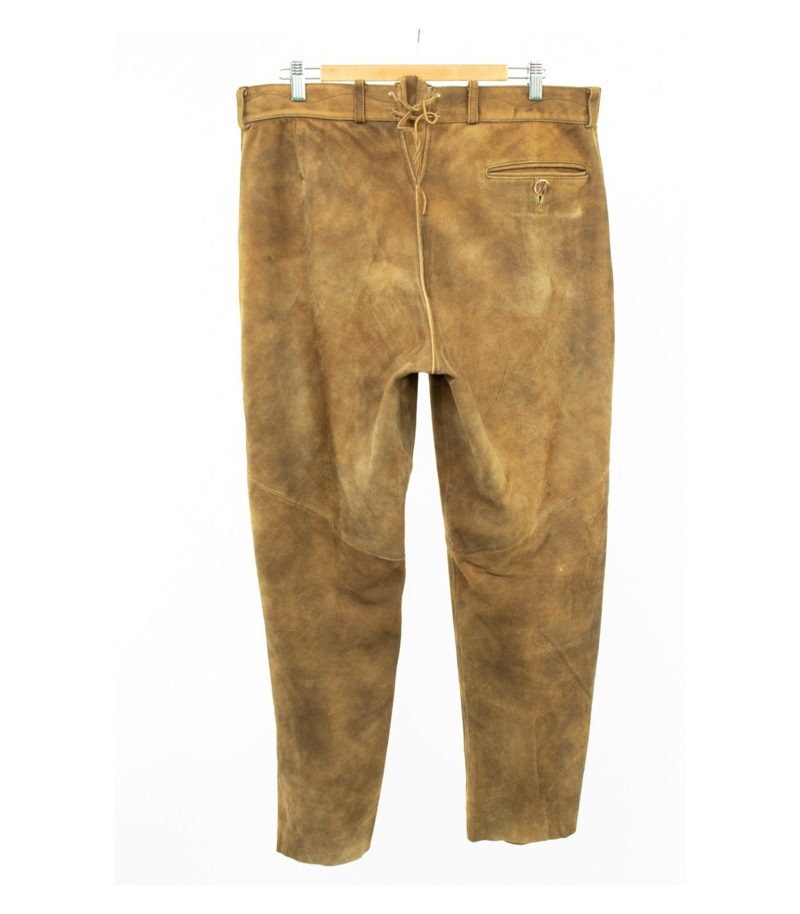 Spieth & Wensky Herren Hose Lederhose Gr. 26 (Kurzgröße) Braun – Foto 2