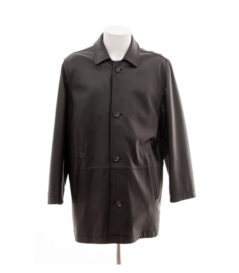 Bugatti Herren Lederjacke (Lamm-Nappa) Gr. 26 Kurzgröße Schwarz Leder – Foto 1