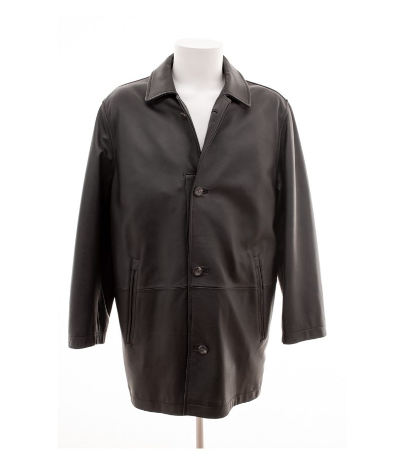 Bugatti Herren Lederjacke (Lamm-Nappa) Gr. 26 Kurzgröße Schwarz Leder – Foto 3