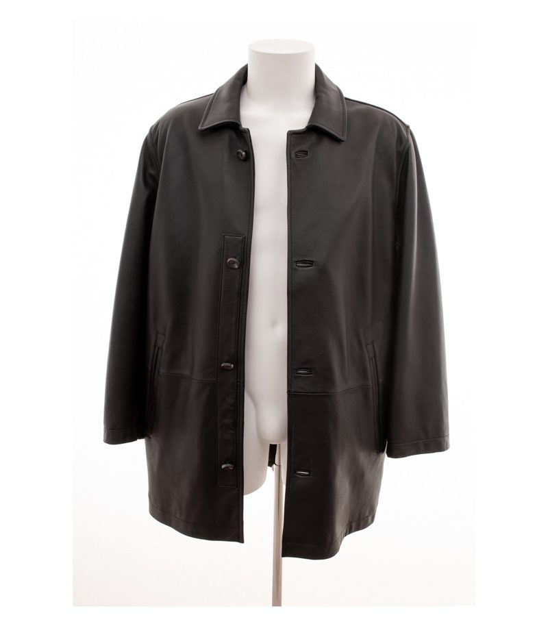 Bugatti Herren Lederjacke (Lamm-Nappa) Gr. 26 Kurzgröße Schwarz Leder – Foto 4