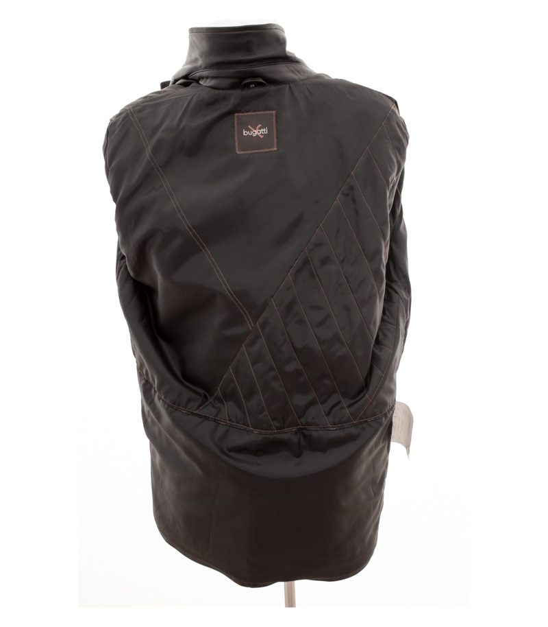 Bugatti Herren Lederjacke (Lamm-Nappa) Gr. 26 Kurzgröße Schwarz Leder – Foto 6