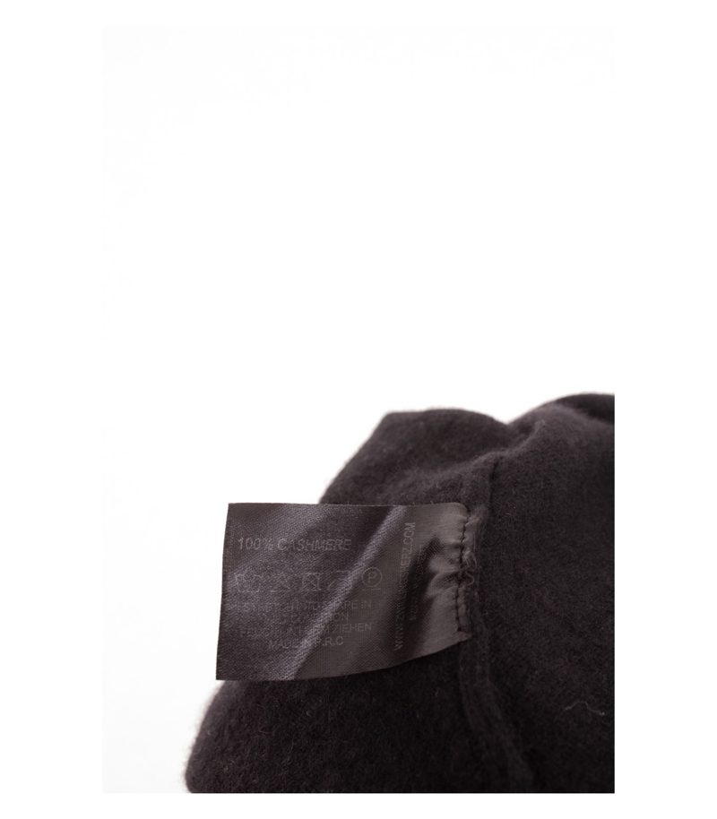 Zwillingsherz Damen Pullover Rollkragen Kurzer Schnitt Gr. S Schwarz Kaschmir – Foto 7