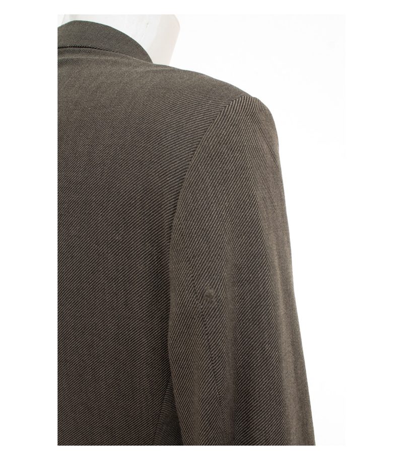 Armani Collezioni Herren Sakko Gr. 48/R Braun Wolle Baumwolle – Foto 3