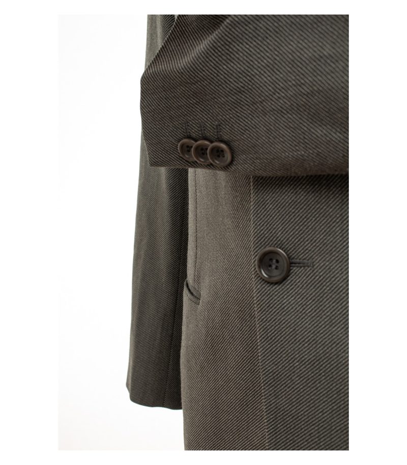 Armani Collezioni Herren Sakko Gr. 48/R Braun Wolle Baumwolle – Foto 5