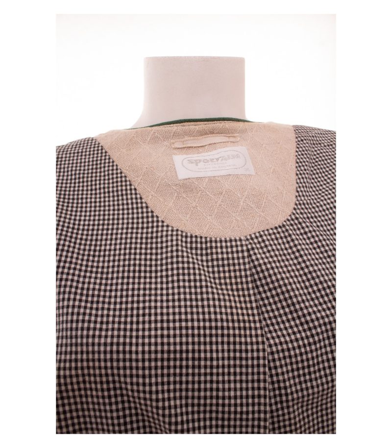 Sportalm Damen Jacke Trachtenjacke Akzeptabel Gr. 36 Beige Leinen – Foto 9
