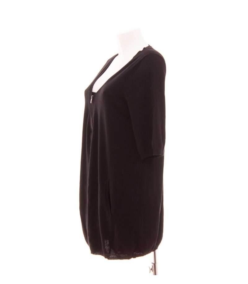 Madeleine Damen Kleid Strickkleid Gr. 40/42 Schwarz Wolle Kaschmir – Foto 3