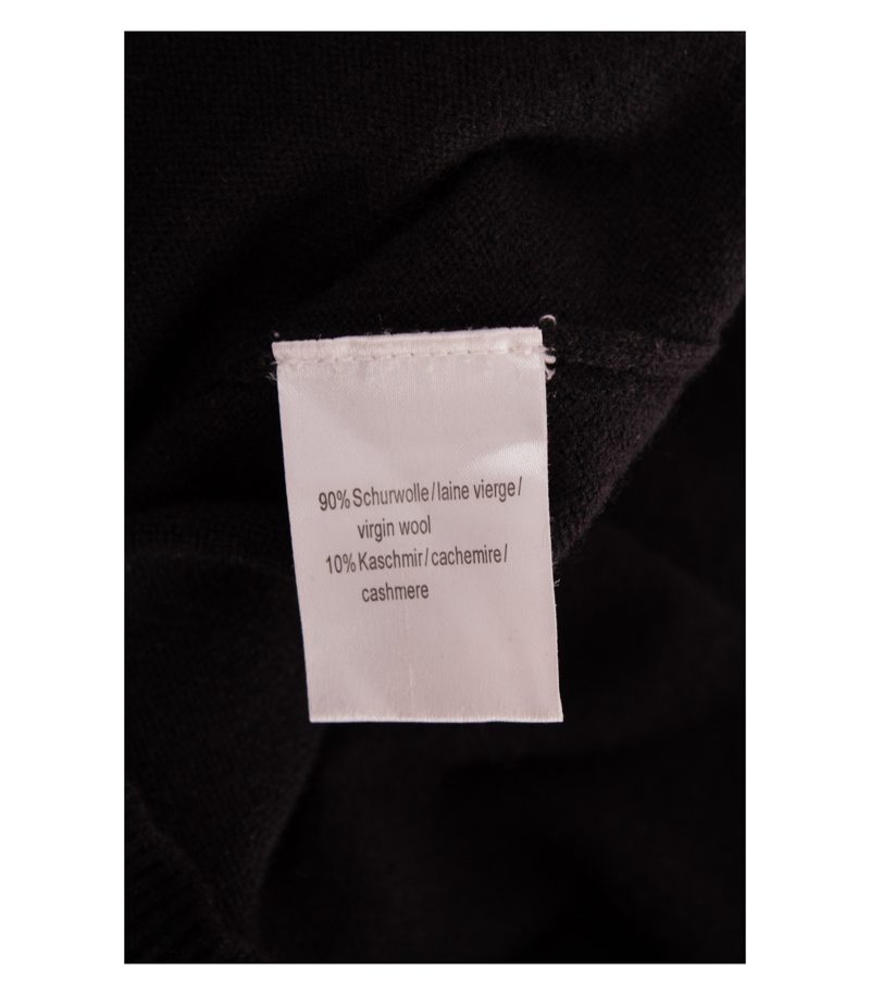 Madeleine Damen Kleid Strickkleid Gr. 40/42 Schwarz Wolle Kaschmir – Foto 7