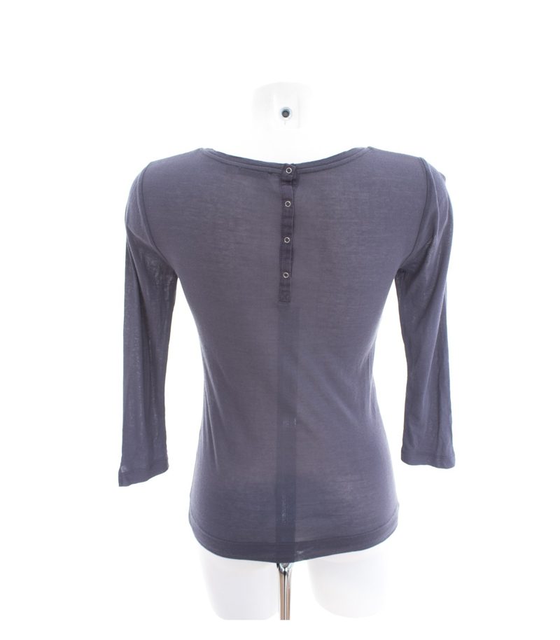 COS Damen Shirt Langarmshirt Lilagrau Gr. XS Longsleeves Freizeitshirt – Foto 3