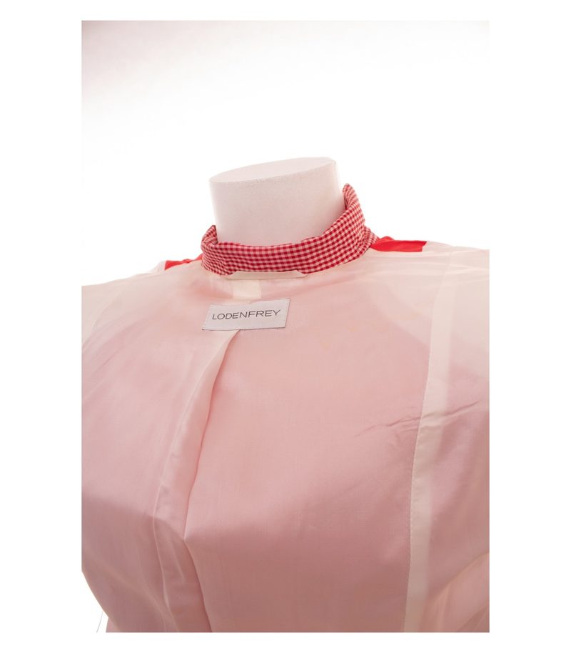 Lodenfrey Damen Blazer Tracht Gr. 38 Rot Leinen – Foto 9
