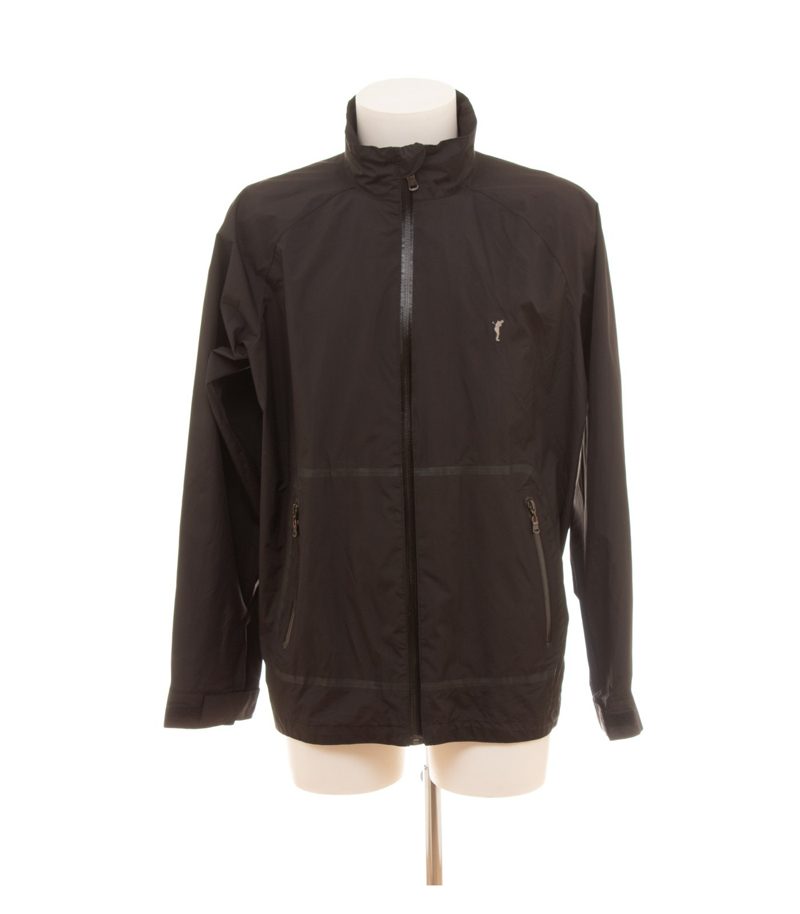 Golfino Herren Regenjacke Funktionsjacke verschweißte Nähte Gr. DE 50 Schwarz – Foto 1