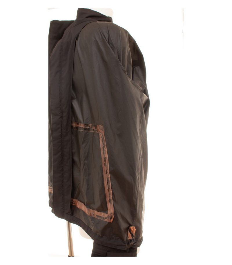 Golfino Herren Regenjacke Funktionsjacke verschweißte Nähte Gr. DE 50 Schwarz – Foto 8
