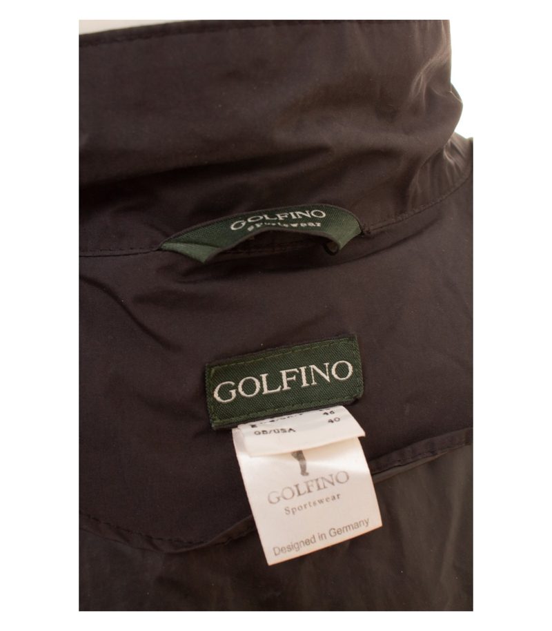 Golfino Herren Regenjacke Funktionsjacke verschweißte Nähte Gr. DE 50 Schwarz – Foto 10