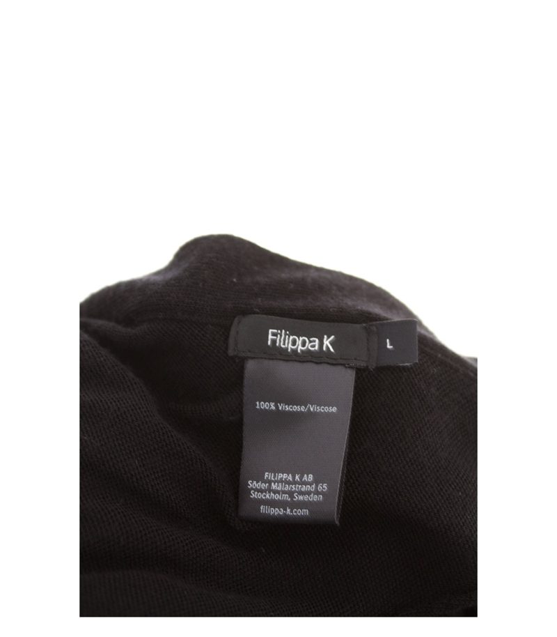 Filippa K Damen Pullover Feinstrick Gr. L Rückenfrei Pulli Schwarz Strick – Foto 4