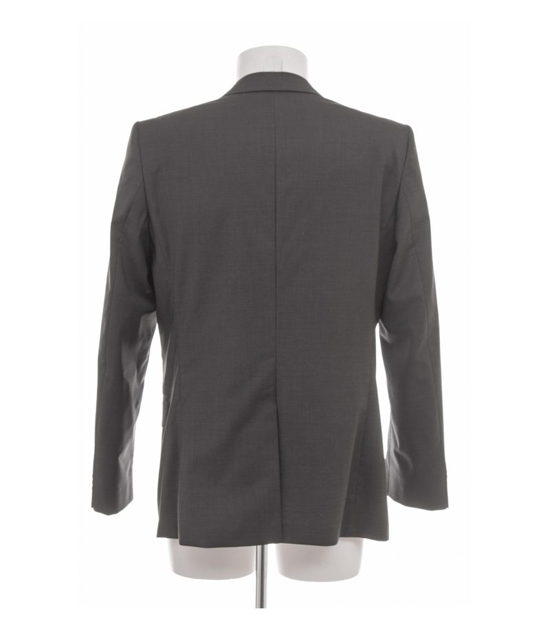 Hugo Boss Herren Sakko Anzugjacke Einreiher Gr. 50 Grau Wolle – Foto 4