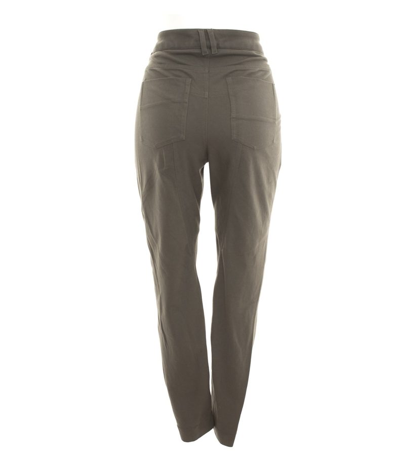 drykorn Damen for beautiful people Hose Gr. 2 DE 36 Khaki Baumwolle – Foto 3