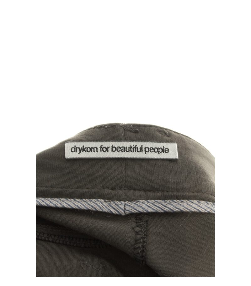 drykorn Damen for beautiful people Hose Gr. 2 DE 36 Khaki Baumwolle – Foto 4